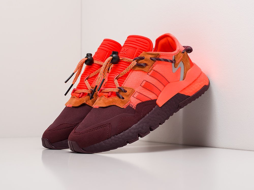 мужские кроссовки Adidas Nite Jogger Beyonce Ivy Park Maroon / Maroon / Solar Orange