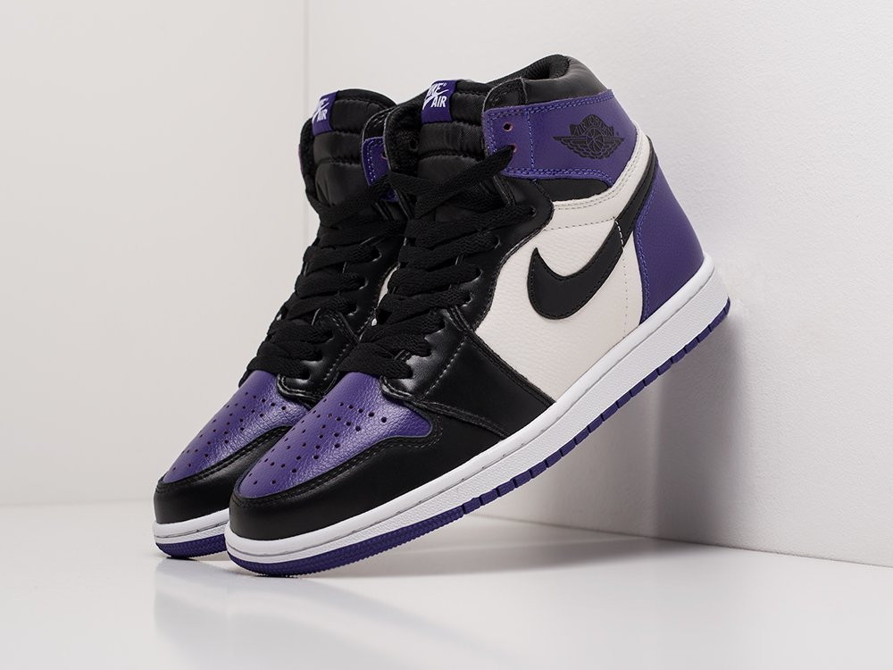 Nike Air Jordan 1 разноцветные кожа мужские (AR19032) - фото 2 Nike Air Jordan 1 разноцветные кожа мужские (AR19032) - фото 2