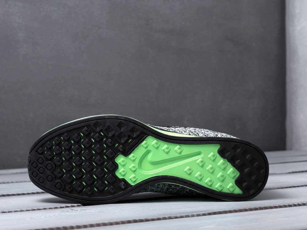 Nike Flyknit Racer серые мужские (AR19042) - фото 5