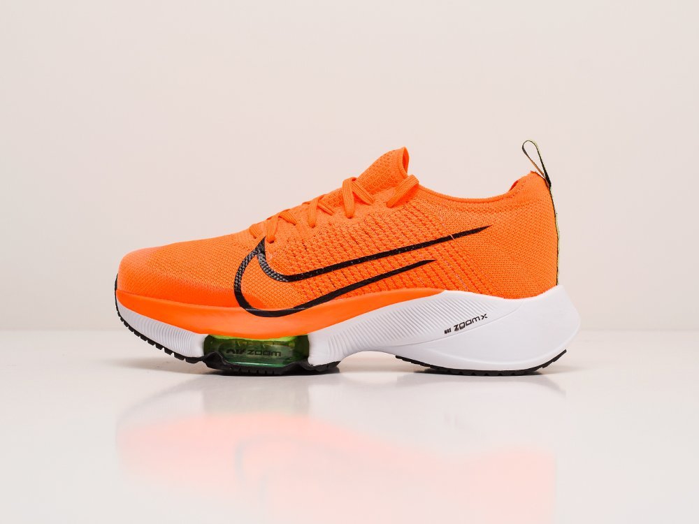 Nike Air Zoom Alphafly Next% оранжевые текстиль мужские (AR19142) - фото 1