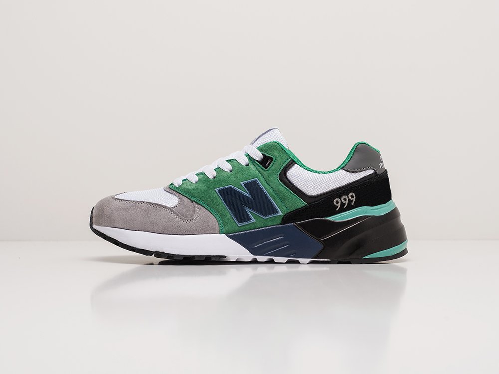 мужские кроссовки New Balance 999 Green / Grey / Black / White