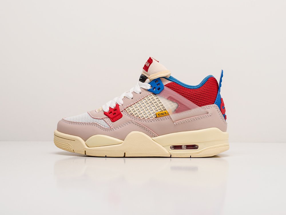 Nike Air Jordan 4 Retro WMNS Union Guava Ice розовые кожа женские (AR19496) - фото 1 Nike Air Jordan 4 Retro WMNS Union Guava Ice розовые кожа женские (AR19496) - фото 1