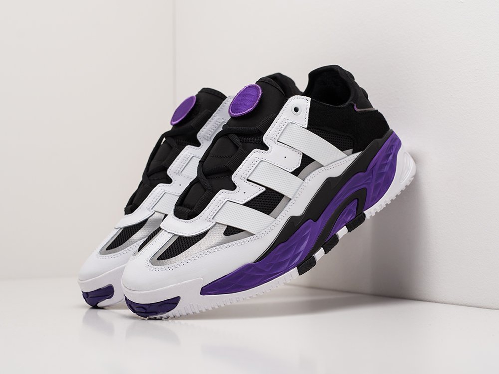 Adidas Niteball Cloud White / Power Purple / Core Black - фото 2