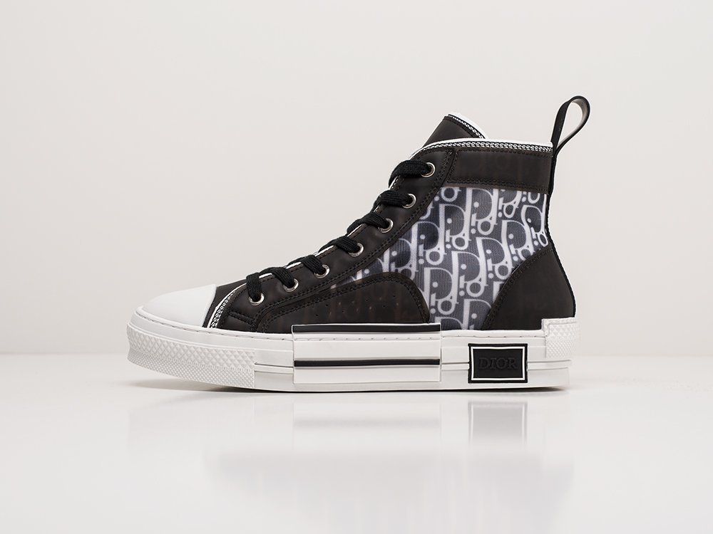 Dior B23 High черные текстиль мужские (AR19550) - фото 1 Dior B23 High черные текстиль мужские (AR19550) - фото 1
