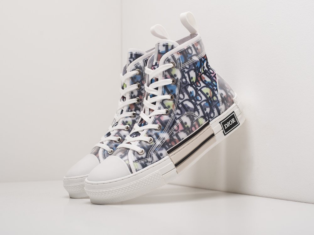 Dior B23 High белые текстиль мужские (AR19551) - фото 2 Dior B23 High белые текстиль мужские (AR19551) - фото 2