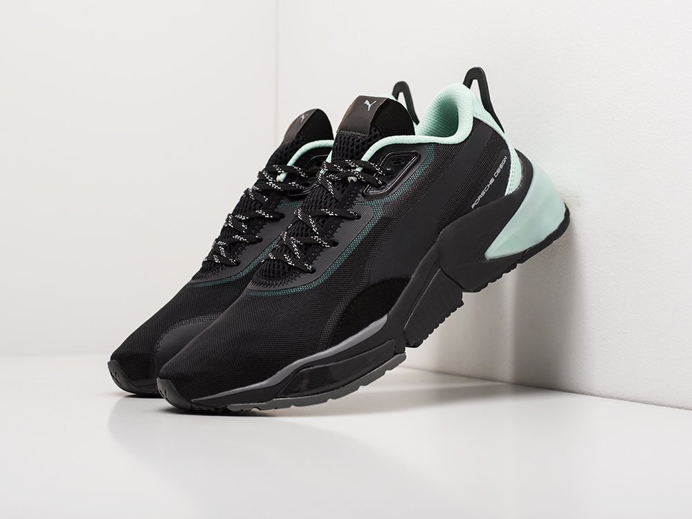 мужские кроссовки Puma x Porsche design LQDCell Trainer Jet Black / Mist Green