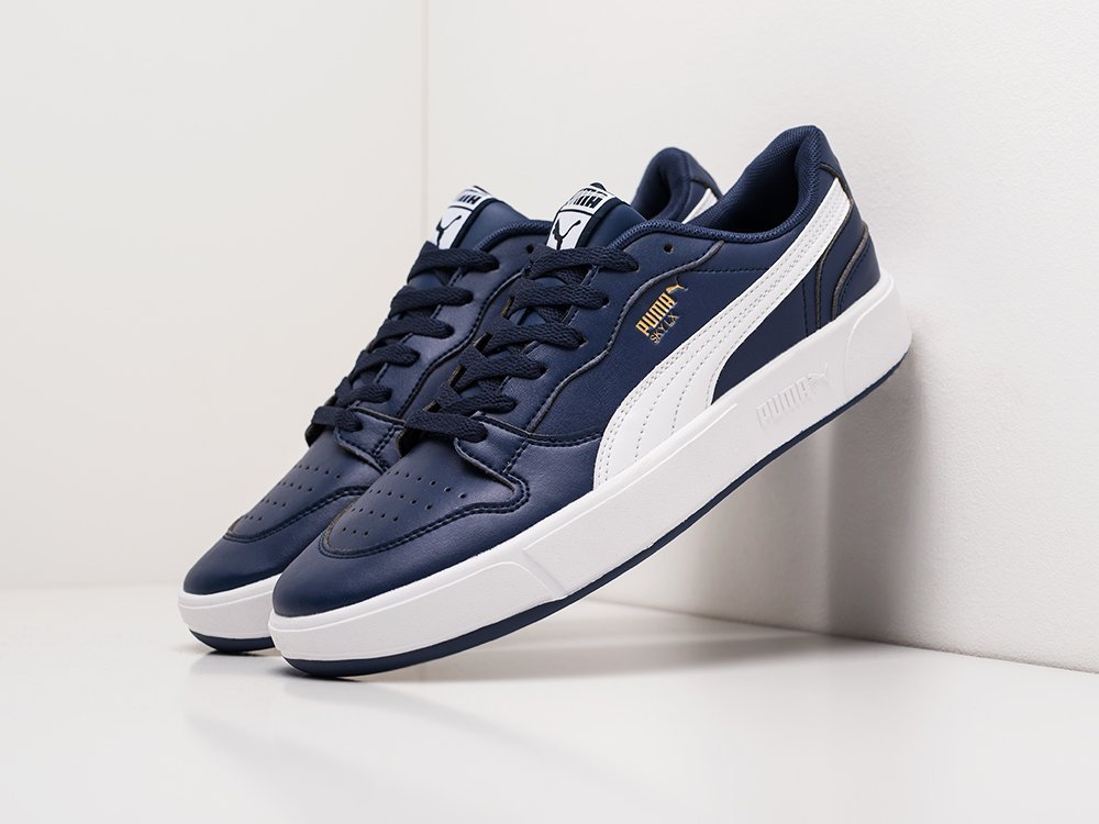 Puma Sky LX Low синие кожа мужские (AR19560) - фото 2 Puma Sky LX Low синие кожа мужские (AR19560) - фото 2