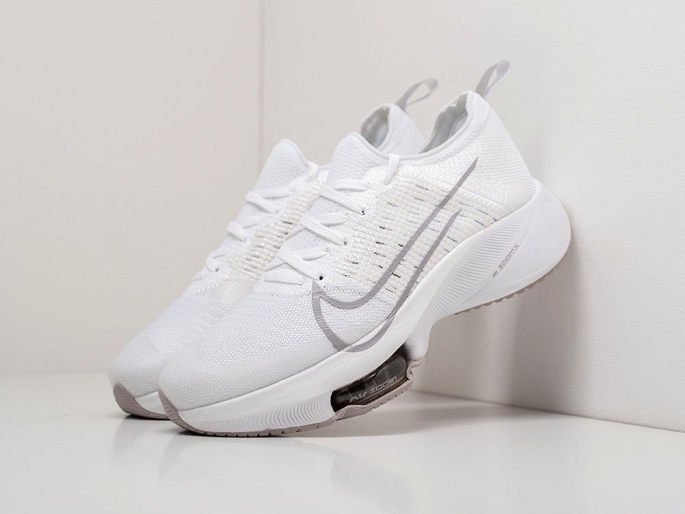 Nike Air Zoom Alphafly Next% белые мужские (AR19592) - фото 2 Nike Air Zoom Alphafly Next% белые мужские (AR19592) - фото 2