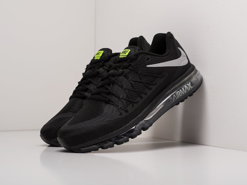 Мужские кроссовки Nike Air Max 2015 Black / Grey / Volt (40-45 размер) фото 2