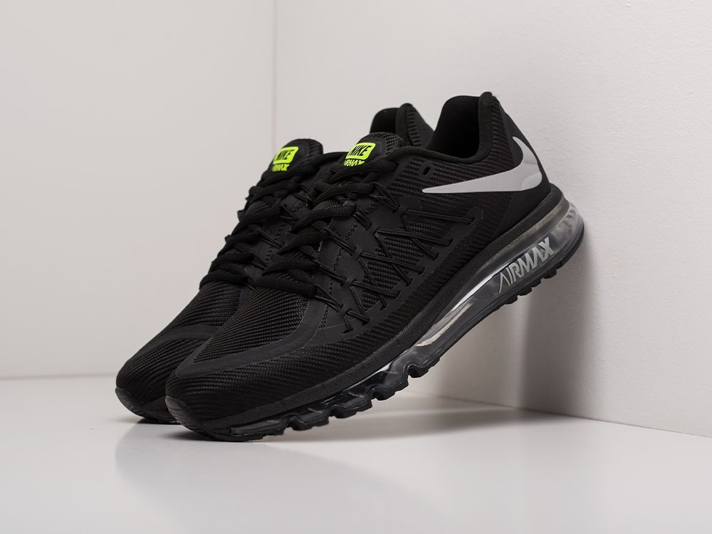 Nike Air Max 2015 черные текстиль мужские (AR19607) - фото 2 Nike Air Max 2015 черные текстиль мужские (AR19607) - фото 2