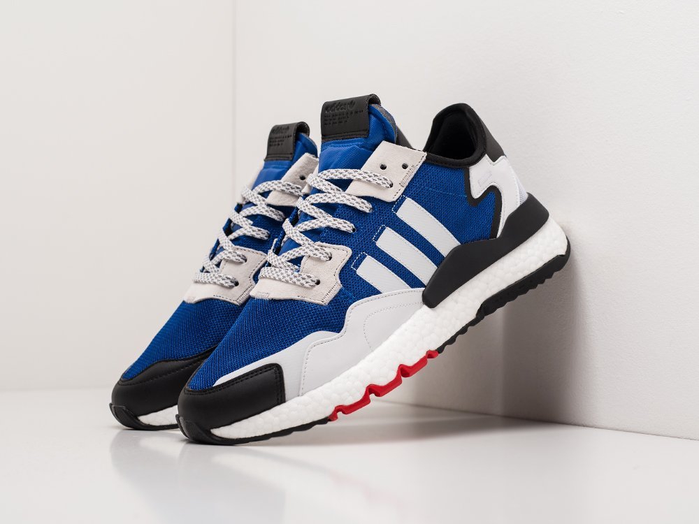 мужские кроссовки Adidas Nite Jogger Blue / Grey / Black