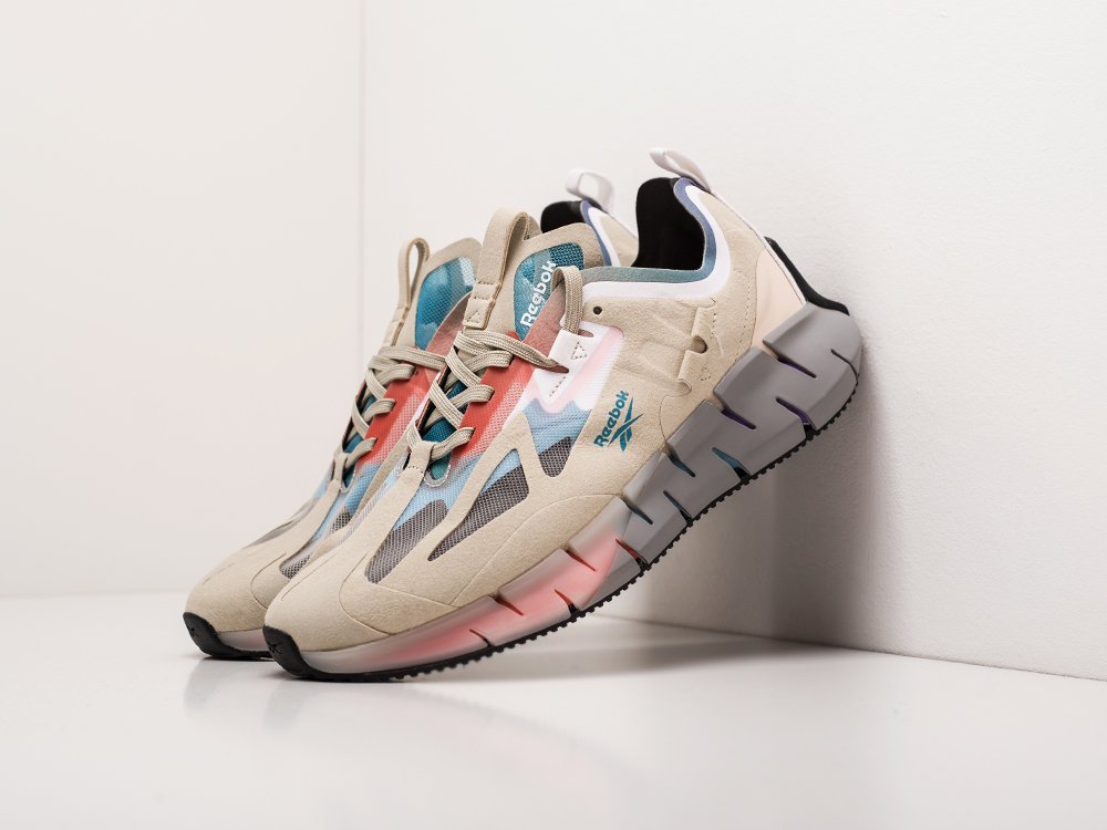 Reebok Zig Kinetica Concept Type 1 WMNS бежевые кожа женские (AR19622) - фото 2 Reebok Zig Kinetica Concept Type 1 WMNS бежевые кожа женские (AR19622) - фото 2