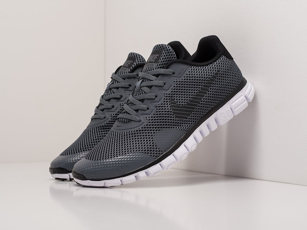 Nike Free 3.0 V2 серые текстиль мужские (AR19742) - фото 2 Nike Free 3.0 V2 серые текстиль мужские (AR19742) - фото 2