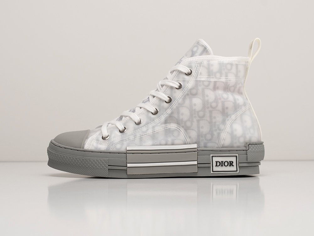 Dior B23 High белые текстиль мужские (AR19828) - фото 1 Dior B23 High белые текстиль мужские (AR19828) - фото 1