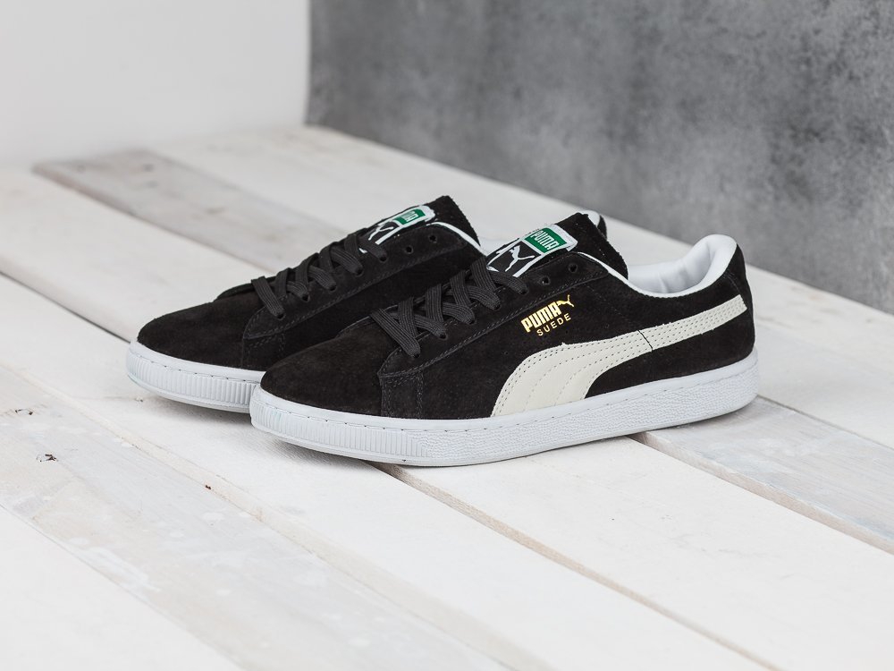 Puma Suede Classic черные замша мужские (AR19862) - фото 4