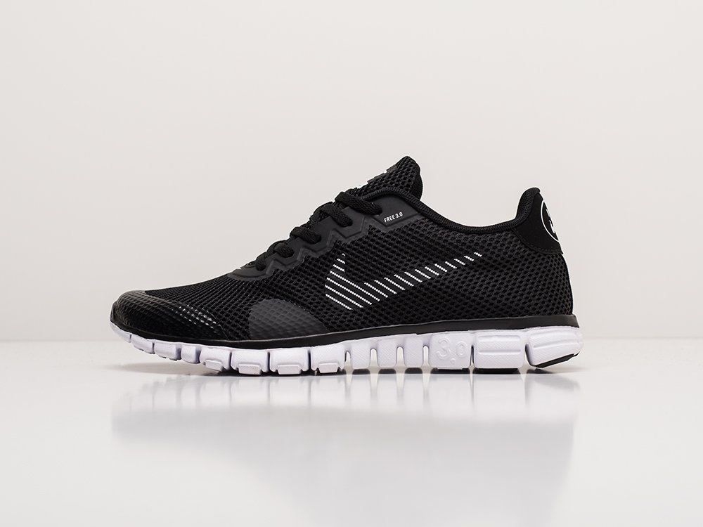 Nike Free 3.0 V2 черные текстиль мужские (AR19870) - фото 1