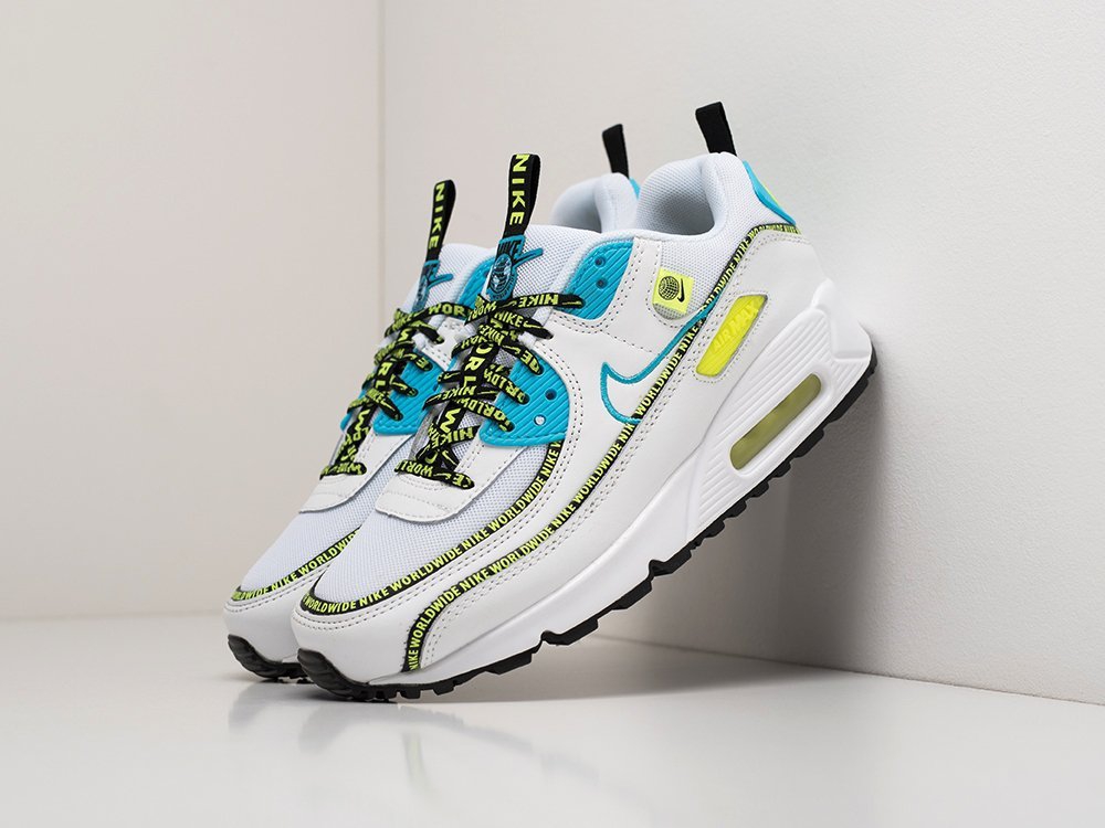 Nike Air Max 90 WW WMNS белые кожа женские (AR19943) - фото 2 Nike Air Max 90 WW WMNS белые кожа женские (AR19943) - фото 2