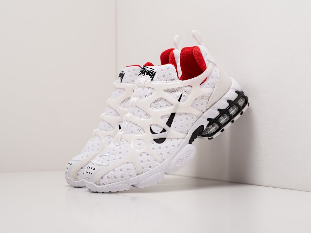 Nike x Stussy Air Zoom Spiridon Cage 2 WMNS белые текстиль женские (AR20002) - фото 2 Nike x Stussy Air Zoom Spiridon Cage 2 WMNS белые текстиль женские (AR20002) - фото 2