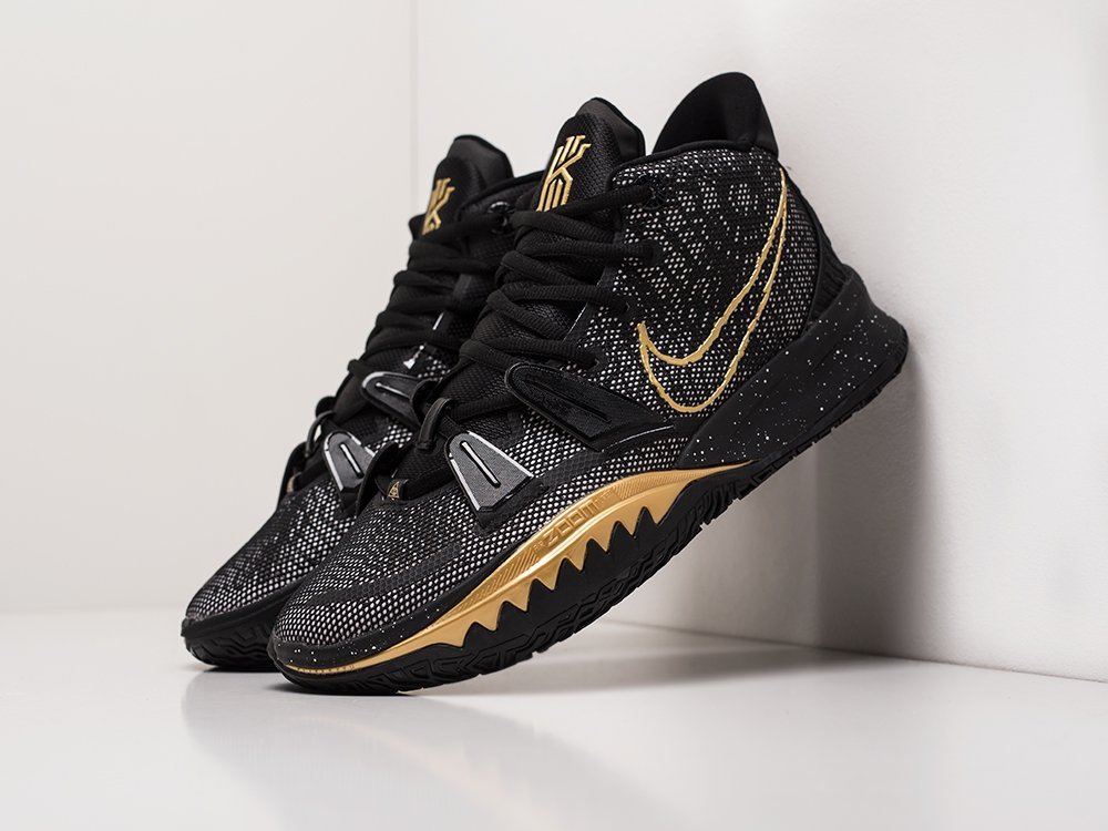 Nike Kyrie 7 черные текстиль мужские (AR20007) - фото 2 Nike Kyrie 7 черные текстиль мужские (AR20007) - фото 2
