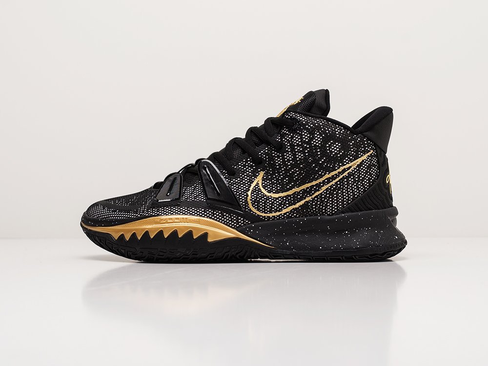 Nike Kyrie 7 черные текстиль мужские (AR20007) - фото 1 Nike Kyrie 7 черные текстиль мужские (AR20007) - фото 1