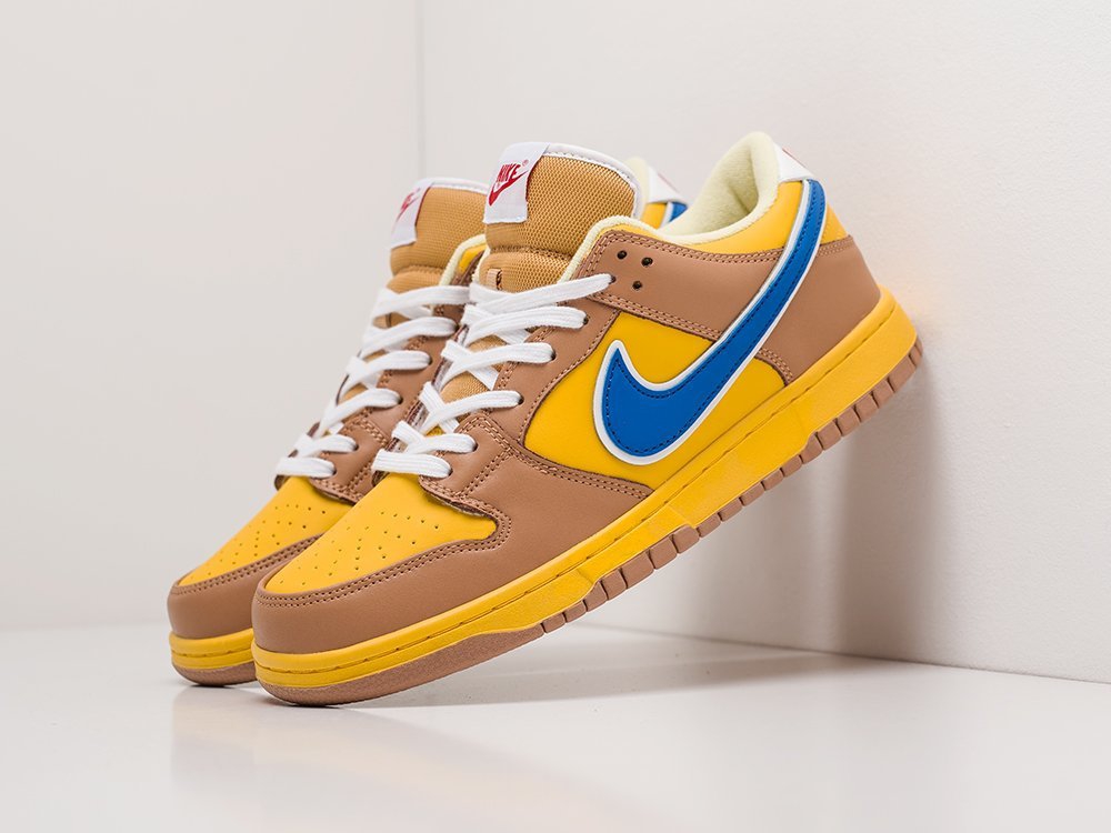 Nike SB Dunk Low Newcastle Brown Ale коричневые замша мужские (AR20016) - фото 2 Nike SB Dunk Low Newcastle Brown Ale коричневые замша мужские (AR20016) - фото 2