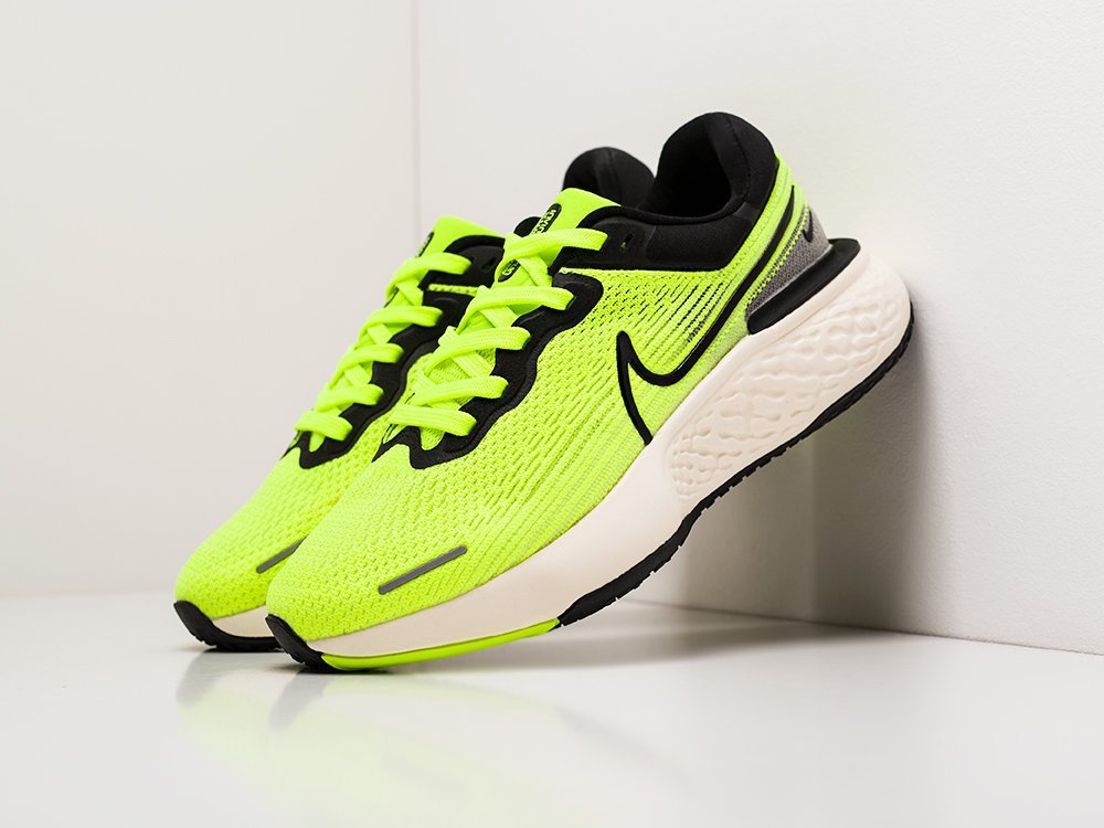 Nike ZoomX Invincible Run Flyknit зеленые текстиль мужские (AR20029) - фото 2