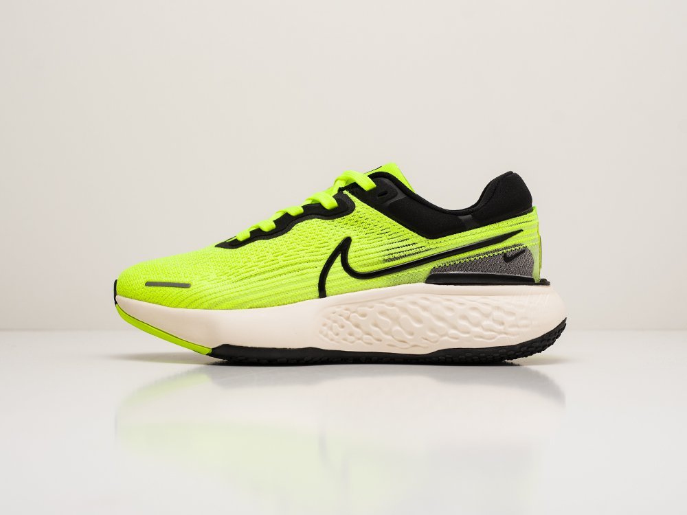 Nike ZoomX Invincible Run Flyknit зеленые текстиль мужские (AR20029) - фото 1