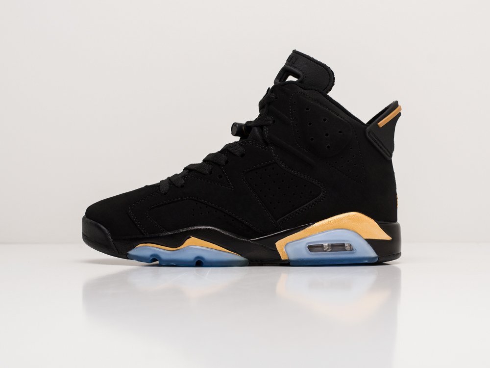 Nike Air Jordan 6 черные кожа мужские (AR20089) - фото 1 Nike Air Jordan 6 черные кожа мужские (AR20089) - фото 1