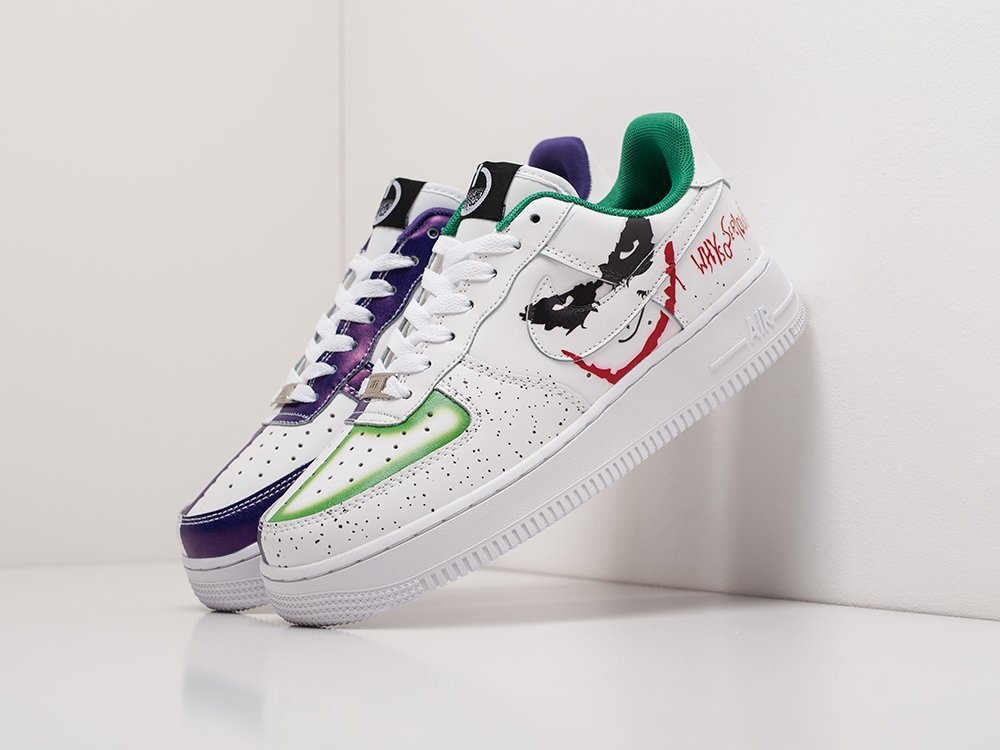 Nike Air Force 1 Low WMNS Why So Serious белые кожа женские (AR20226) - фото 2