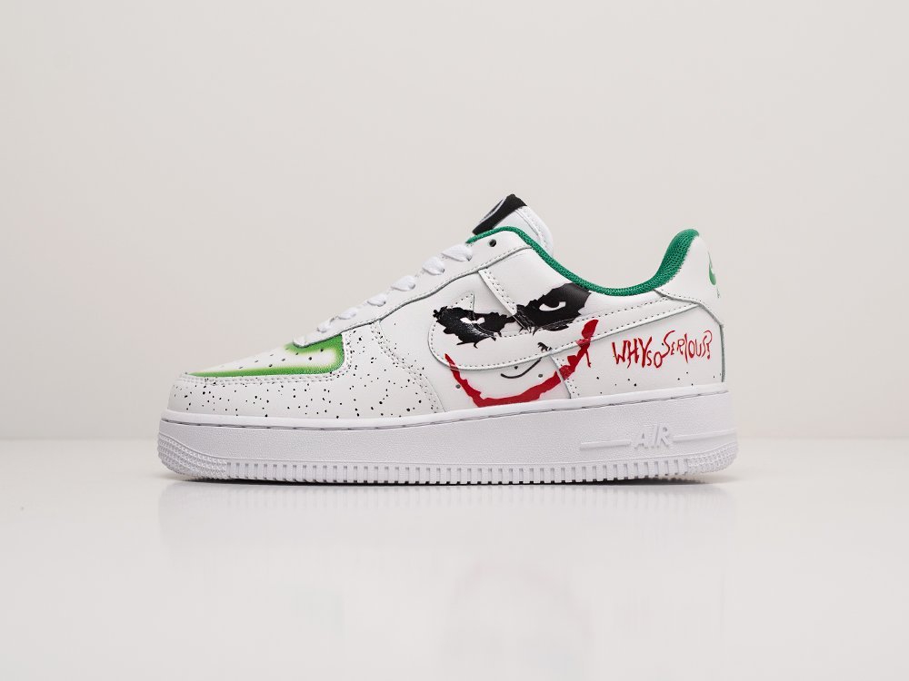 Nike Air Force 1 Low WMNS Why So Serious белые кожа женские (AR20226) - фото 1