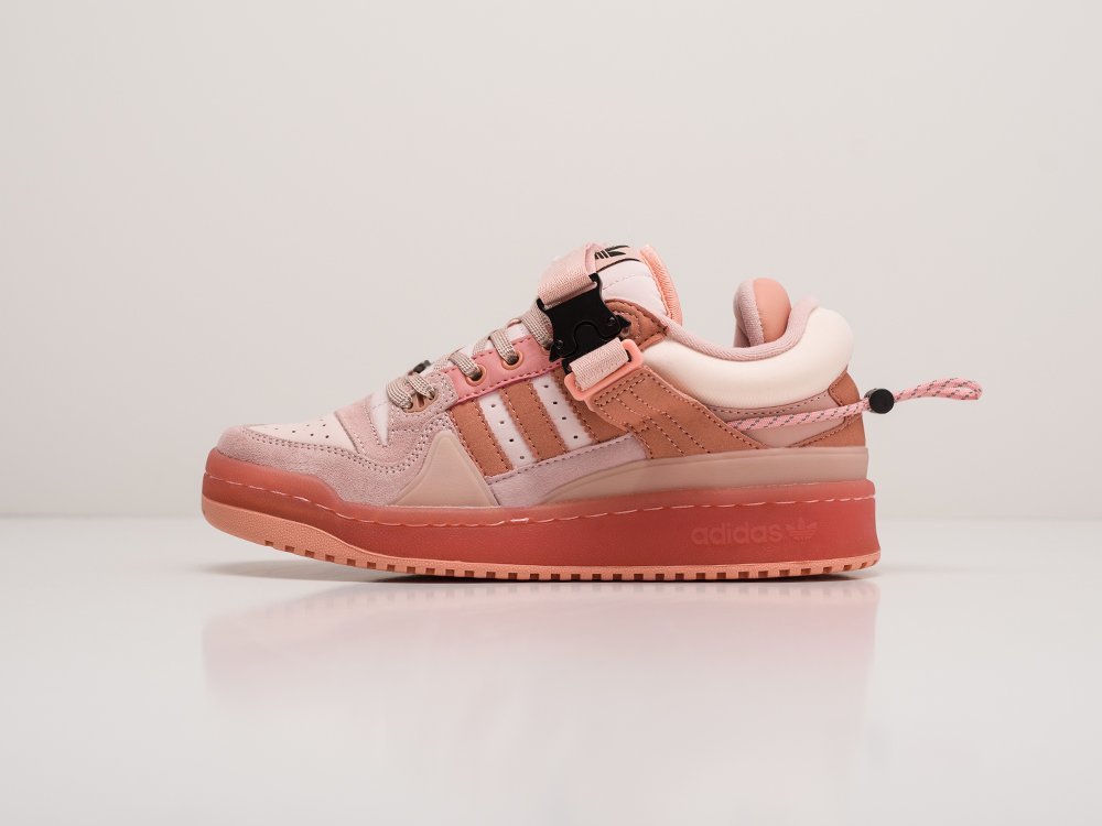 Adidas x Bad Bunny x Forum Low Easter Egg WMNS розовые замша женские (AR20241) - фото 1