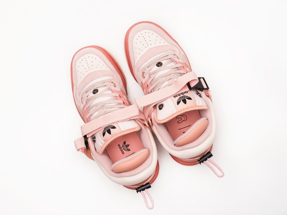Adidas x Bad Bunny x Forum Low Easter Egg розовые замша мужские (AR20242) - фото 3 Adidas x Bad Bunny x Forum Low Easter Egg розовые замша мужские (AR20242) - фото 3