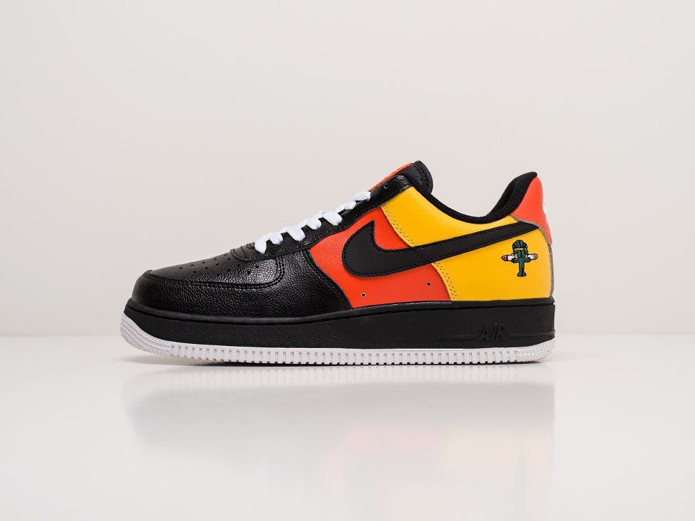 Nike Air Force 1 Low Raygun черные кожа мужские (AR20246) - фото 1