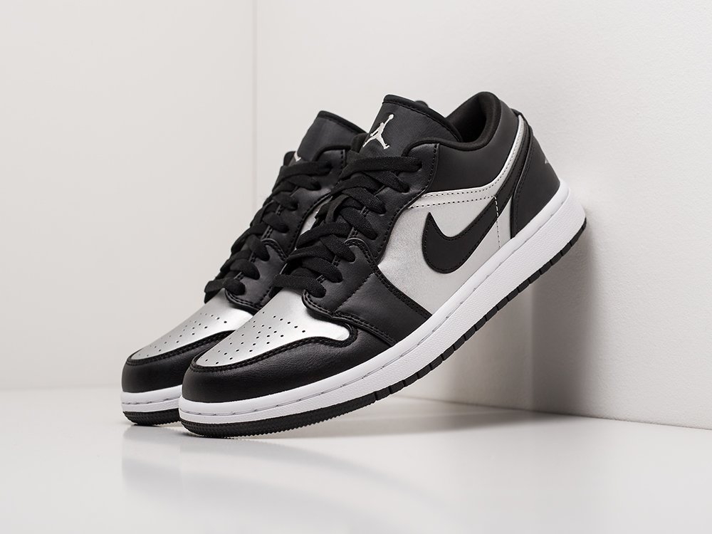 Nike Air Jordan 1 Low черные кожа мужские (AR20247) - фото 2