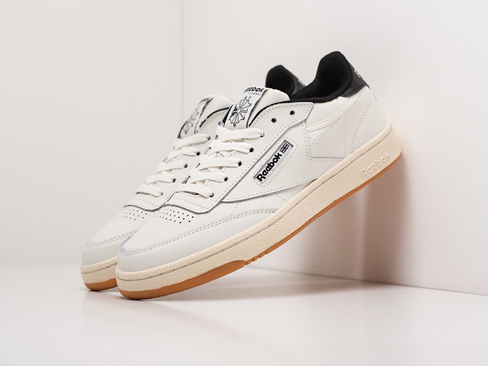 мужские кроссовки Reebok Club C 85 White / Black / Gum