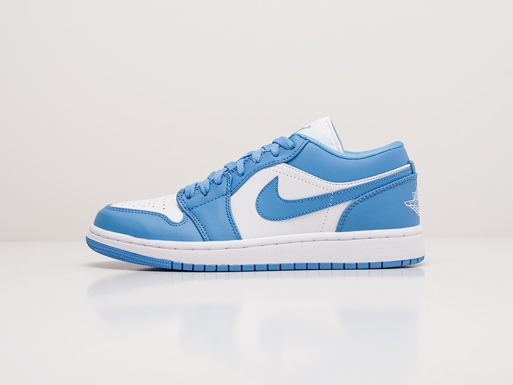 Nike Air Jordan 1 Low голубые кожа мужские (AR20298) - фото 1