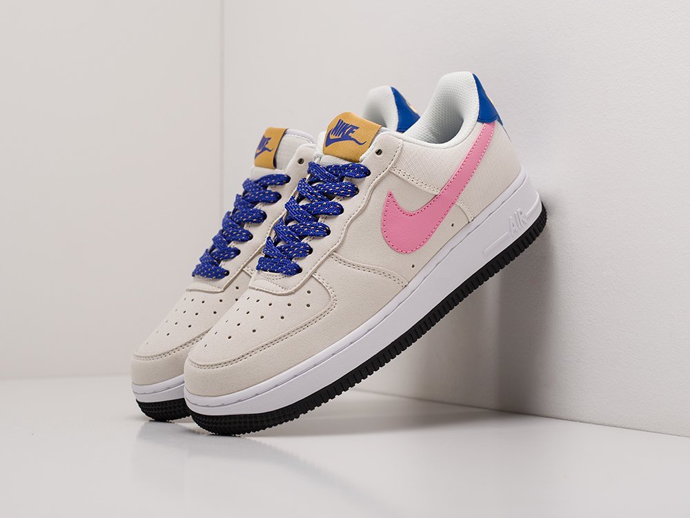 Nike Air Force 1 Low WMNS бежевые кожа женские (AR20301) - фото 2