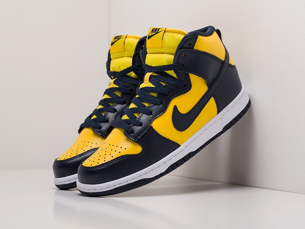 мужские кроссовки Nike Air Jordan 1 Yellow / Black