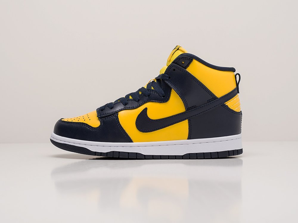 мужские кроссовки Nike Air Jordan 1 Yellow / Black