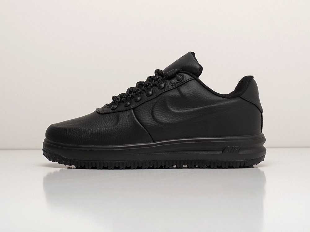 Nike Lunar Force 1 Duckboot Low черные кожа мужские (AR20396) - фото 1