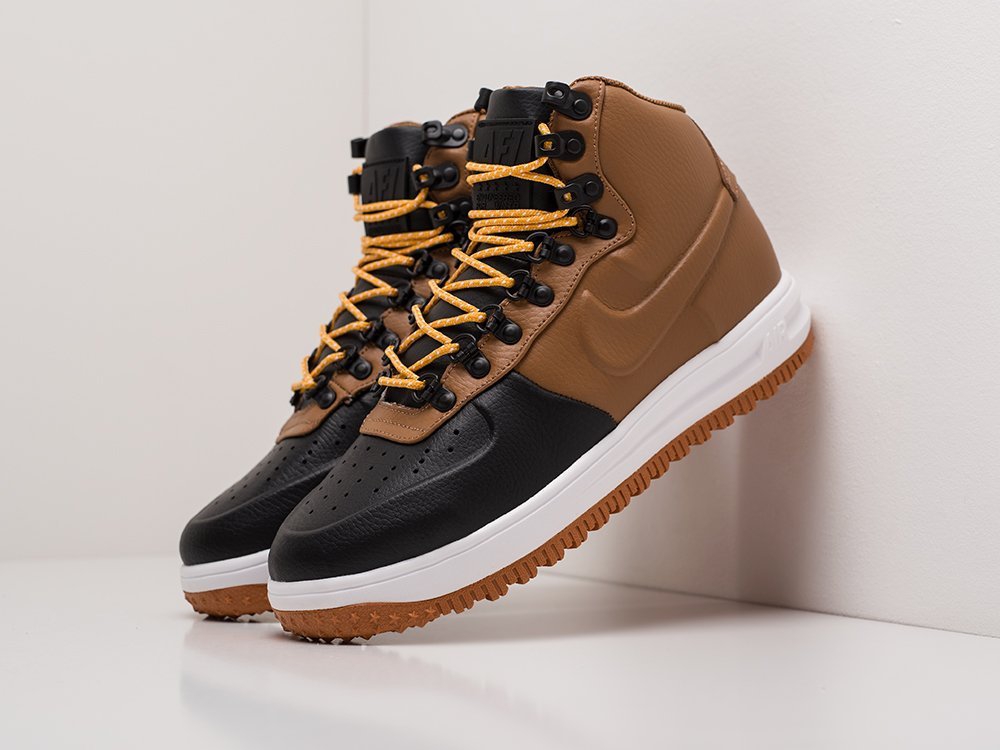 Nike Lunar Force 1 Duckboot коричневые кожа мужские (AR20397) - фото 2 Nike Lunar Force 1 Duckboot коричневые кожа мужские (AR20397) - фото 2