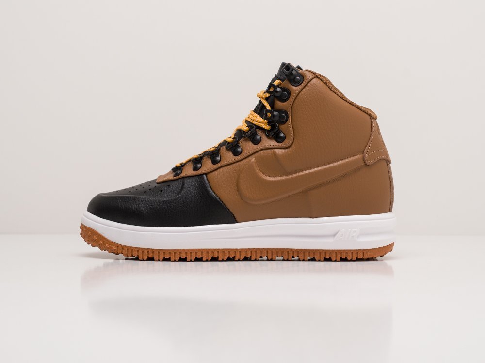 Nike Lunar Force 1 Duckboot коричневые кожа мужские (AR20397) - фото 1 Nike Lunar Force 1 Duckboot коричневые кожа мужские (AR20397) - фото 1