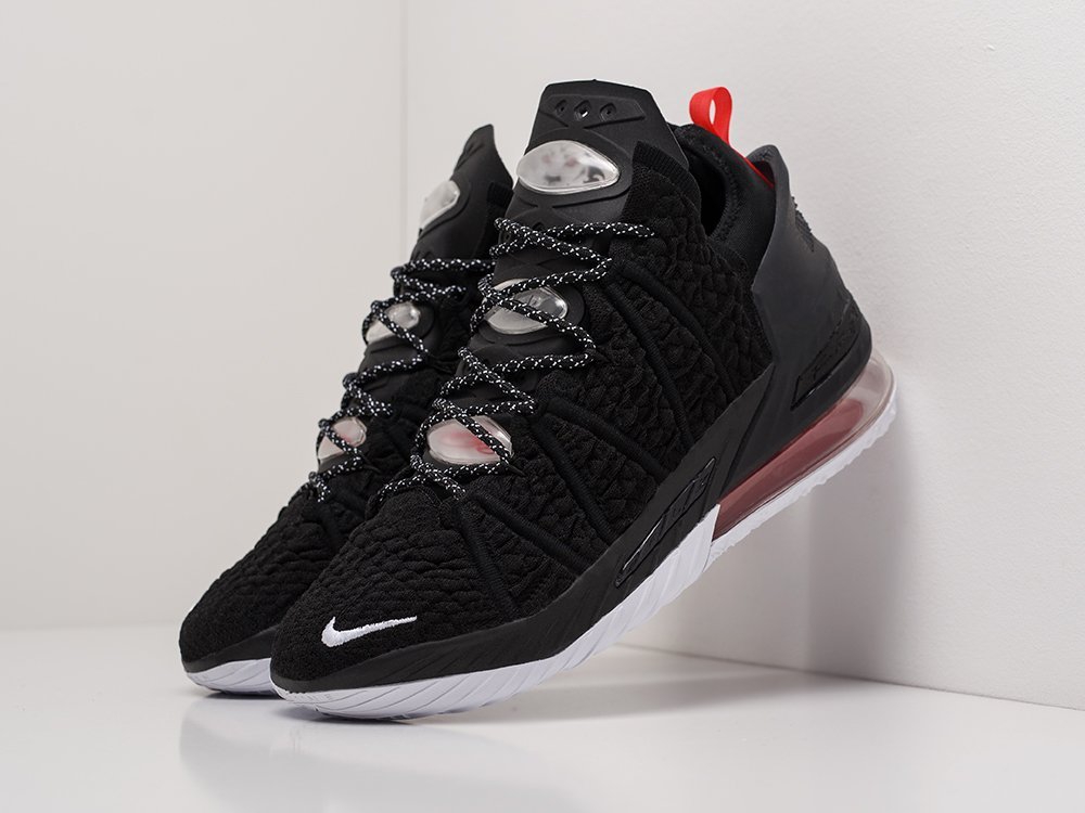 Nike Lebron XVIII черные текстиль мужские (AR20442) - фото 2 Nike Lebron XVIII черные текстиль мужские (AR20442) - фото 2