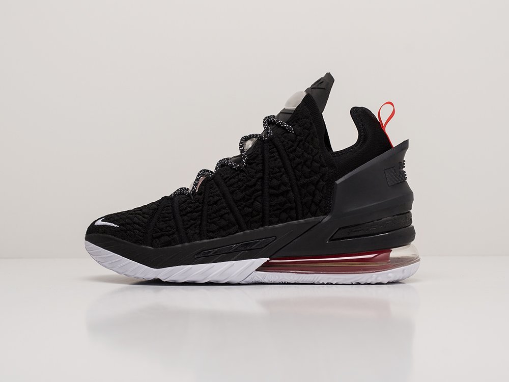 Nike Lebron XVIII черные текстиль мужские (AR20442) - фото 1 Nike Lebron XVIII черные текстиль мужские (AR20442) - фото 1