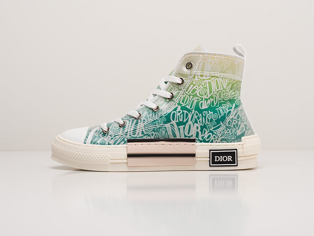 Dior B23 High зеленые текстиль мужские (AR20460) - фото 1 Dior B23 High зеленые текстиль мужские (AR20460) - фото 1