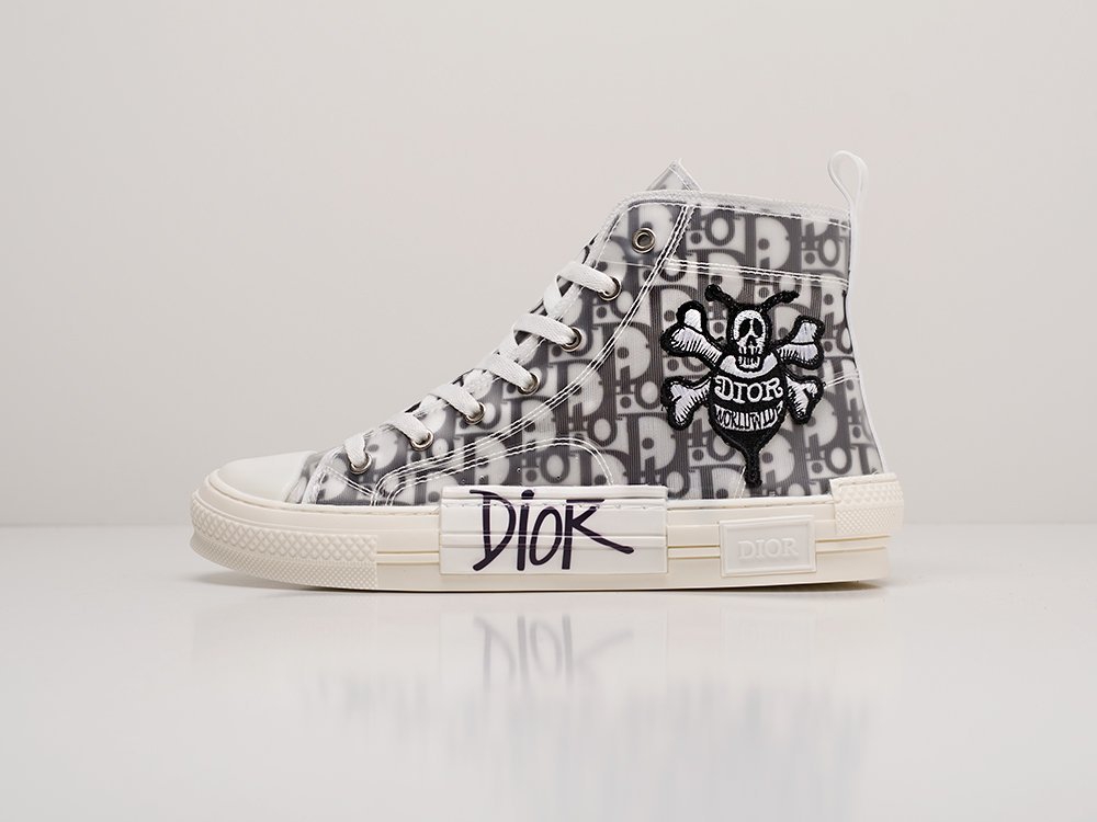 Dior B23 High белые текстиль мужские (AR20461) - фото 1 Dior B23 High белые текстиль мужские (AR20461) - фото 1