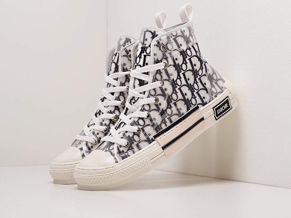 Dior B23 High белые текстиль мужские (AR20464) - фото 2 Dior B23 High белые текстиль мужские (AR20464) - фото 2