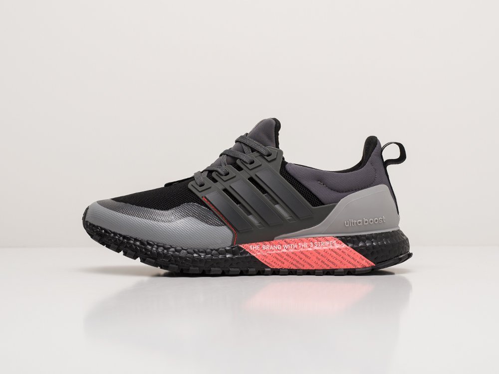 мужские кроссовки Adidas Ultra Boost Black / Grey / Pink