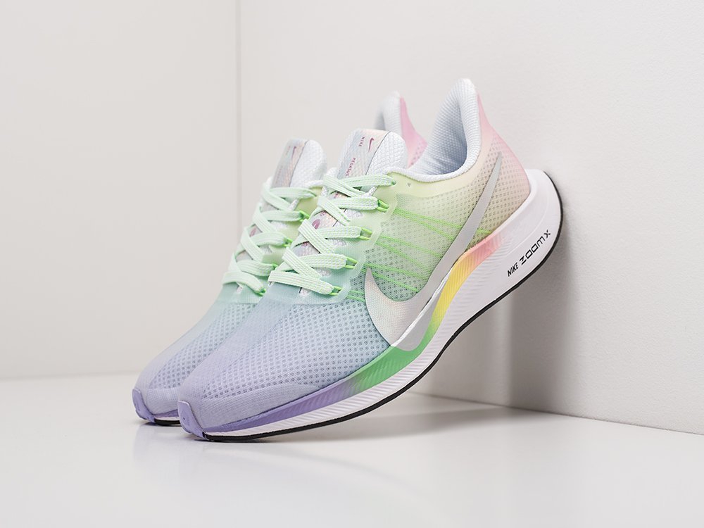 женские кроссовки Nike Zoom Pegasus 35 Turbo Blue / Green / Pink / White