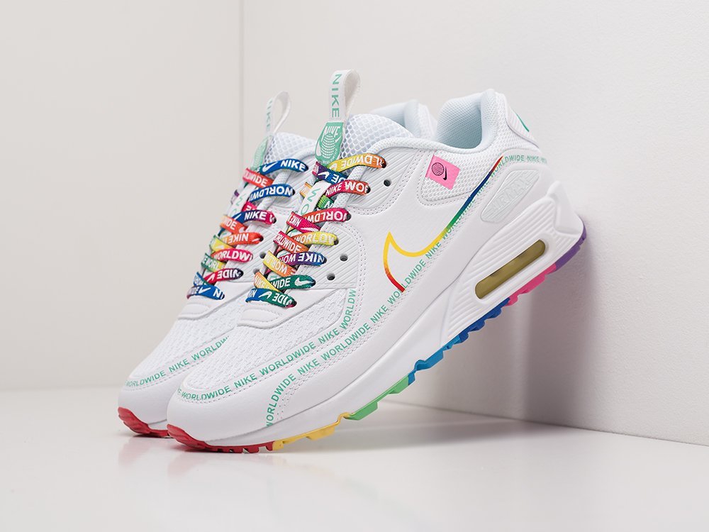 мужские кроссовки Nike Air Max 90 WW White / Multi